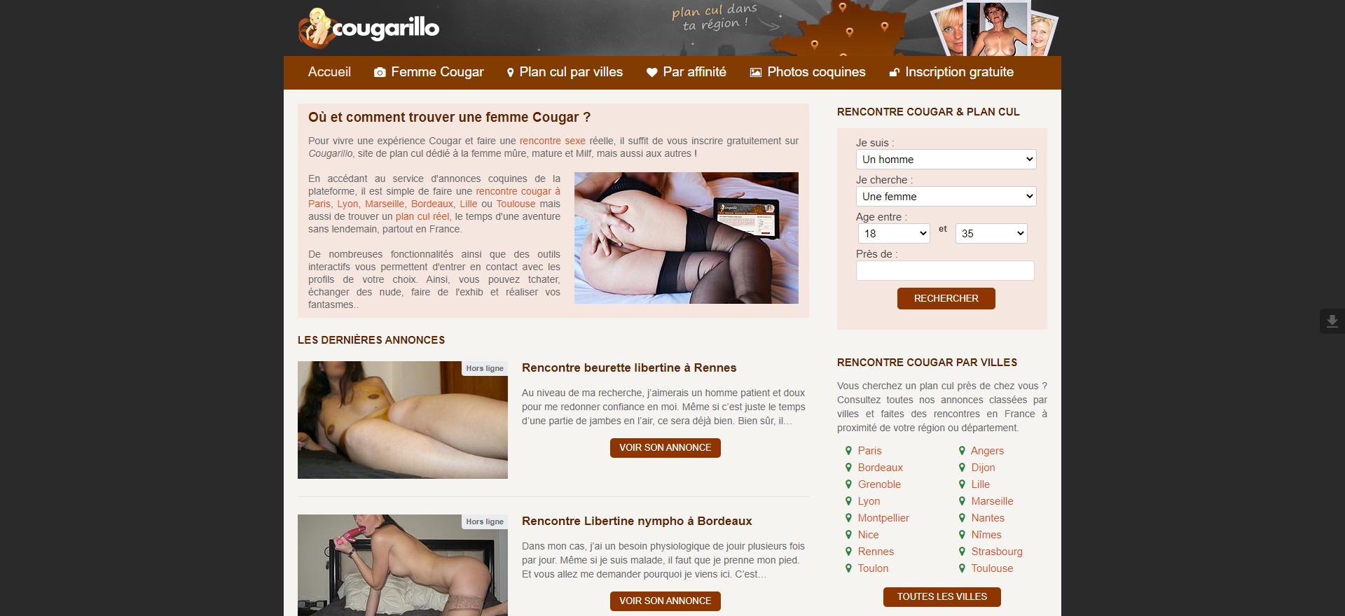 Cougarillo : Mon avis et quels sites sont similaires